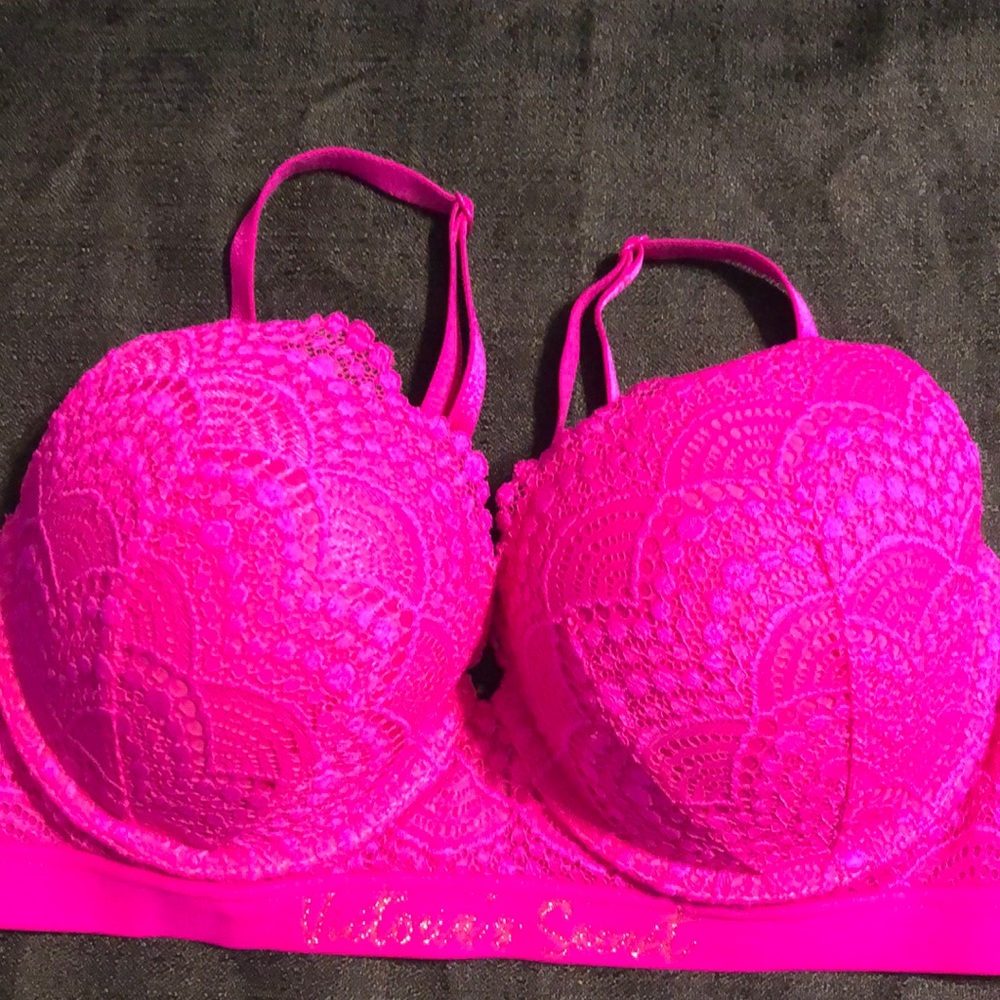 Pink Lace VS Bra